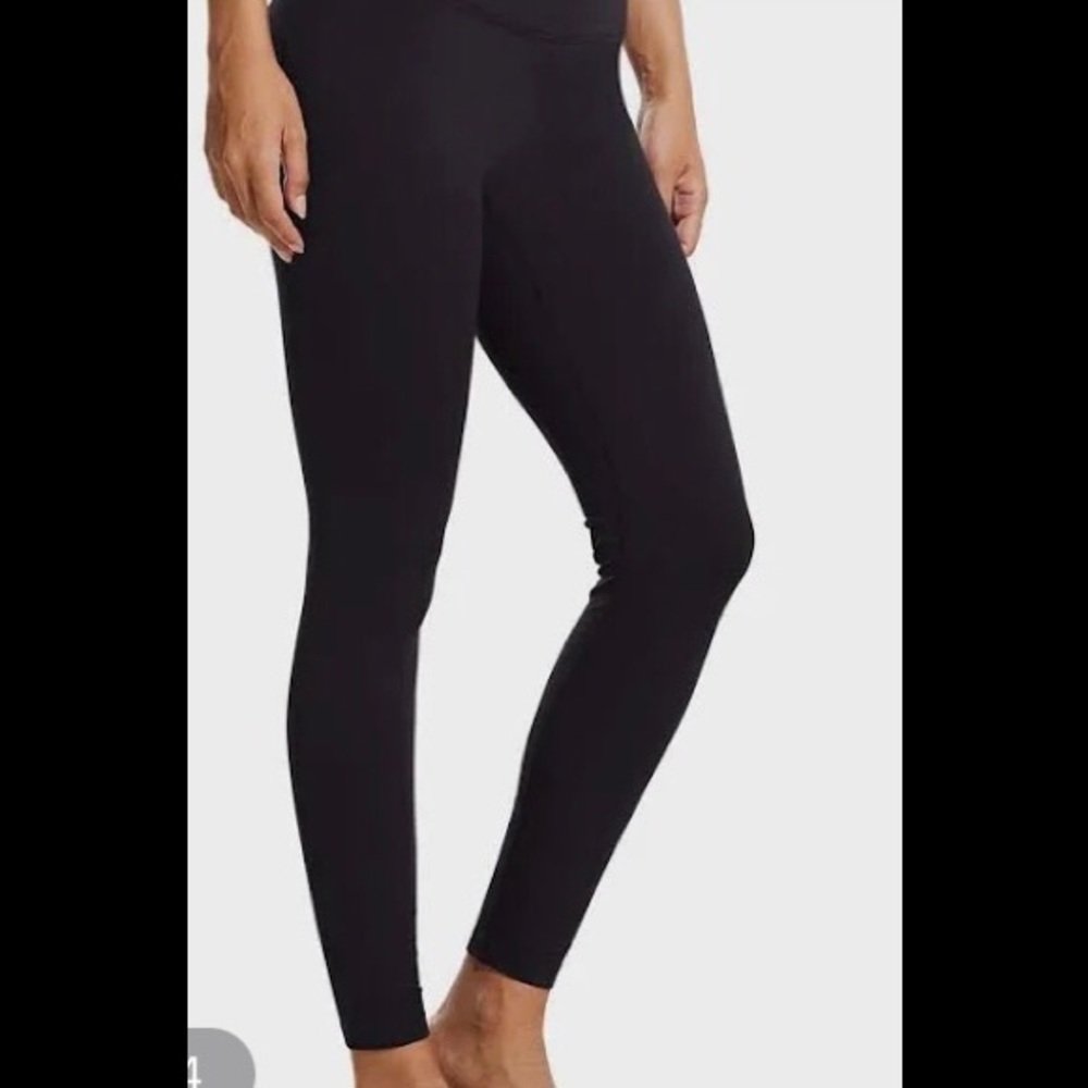 Baleaf Women's Fleece Lined High Rise  Leggings / S / Black